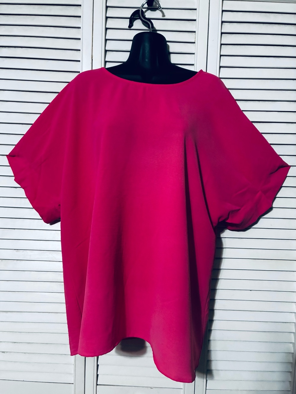ivy jane Hot Pink Dolman Sleeve Tunic